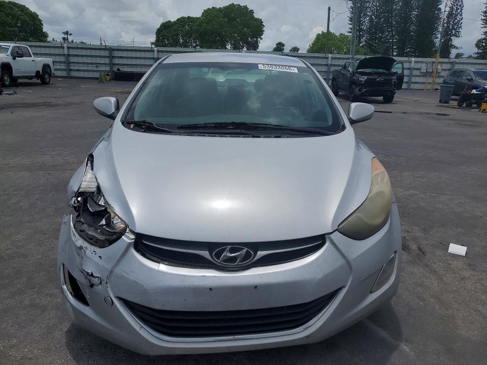2012 Hyundai VIN KMHDH4AE3CU328761 COPART salvage auction — FRONT END, Fl - Cert Of Title Slvg Rebuildable, sold $1,050 on 2026-07-27 (photo 5)