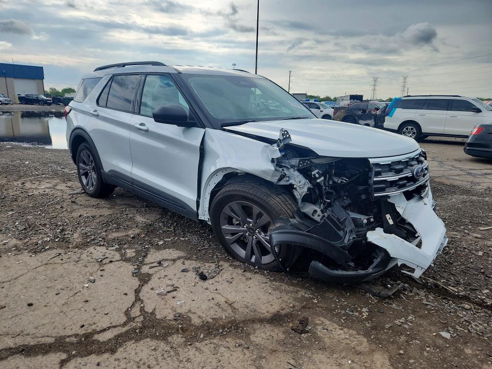 2026 Ford Explorer VIN 1FMUK8DH8TGA18196 COPART salvage auction — FRONT END, MI - CERT OF TITLE-SALVAGE VEHICLE, sold $11,200 on 2026-07-28 (photo 4)