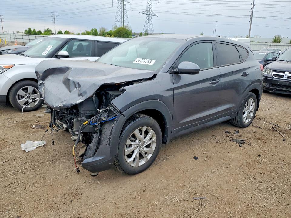 2019 Hyundai Tucson VIN KM8J2CA49KU053644 COPART salvage auction — FRONT END, IL - SALVAGE CERTIFICATE, sold $1,650 on 2026-07-09 (photo 1)