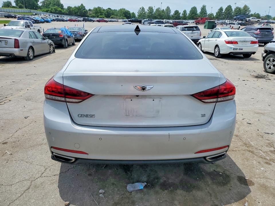 2015 Hyundai Genesis VIN KMHGN4JE9FU091879 COPART salvage auction — FRONT END, Mo - Salvage Certificate Of Title, sold $4,250 on 2026-07-24 (photo 6)
