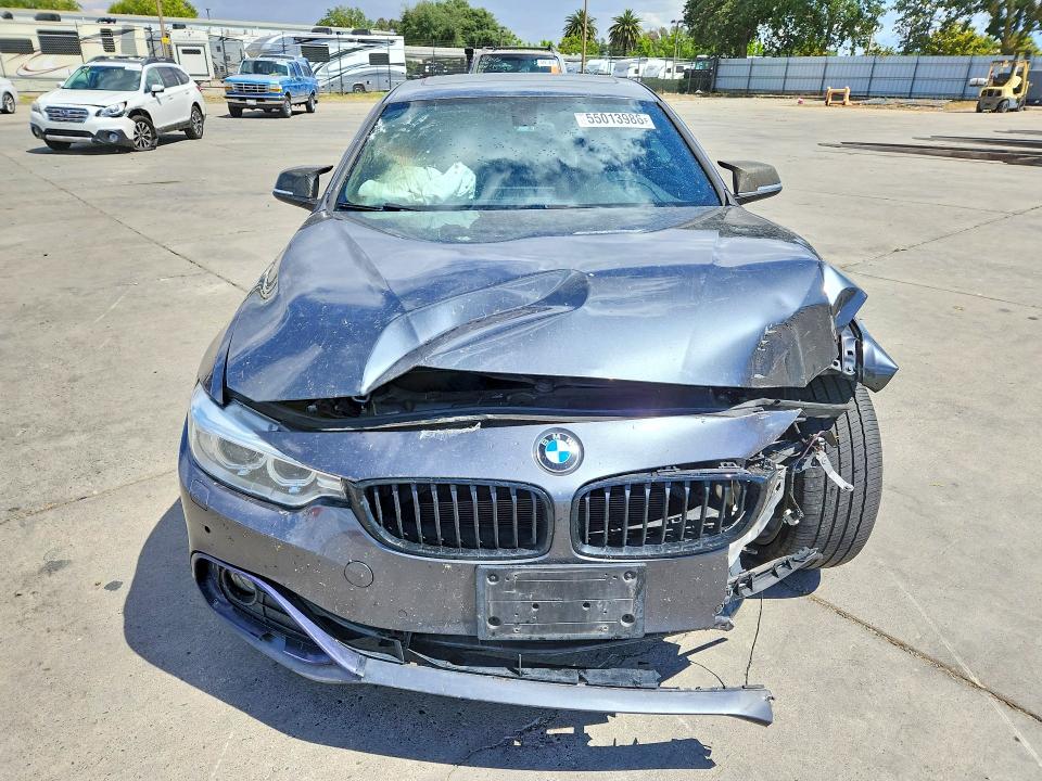 2017 BMW 4er VIN WBA4F7C52HG786495 COPART salvage auction — FRONT END, Ca - Salvage Certificate, sold $2,450 on 2026-07-13 (photo 5)