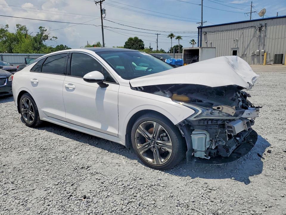 2021 Kia K5 VIN 5XXG34J26MG075352 COPART salvage auction — FRONT END, Fl - Certificate Of Destruction, sold $3,700 on 2026-07-06 (photo 4)