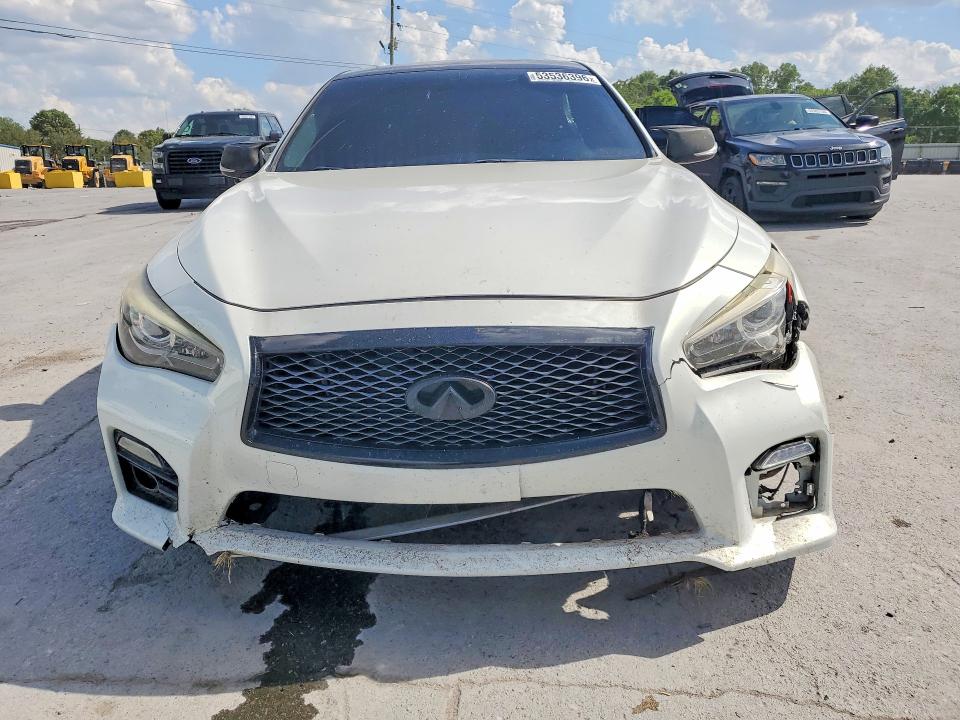 2014 Infiniti Q50 VIN JN1BV7AP1EM692707 COPART salvage auction — FRONT END, Tn - Salvage Certificate, sold $850 on 2026-07-20 (photo 5)