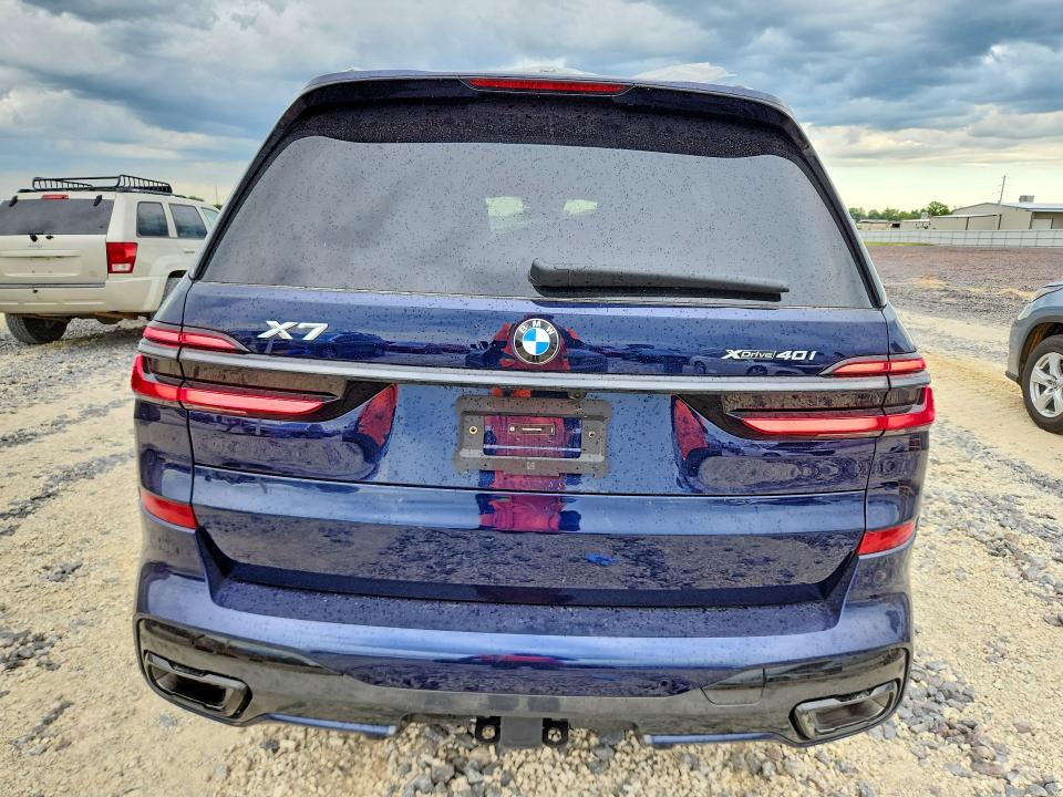 2026 BMW X7 VIN 5UX23EM09T9146953 COPART salvage auction — HAIL, Mo - Certificate Of Title, sold $60,500 on 2026-07-08 (photo 6)