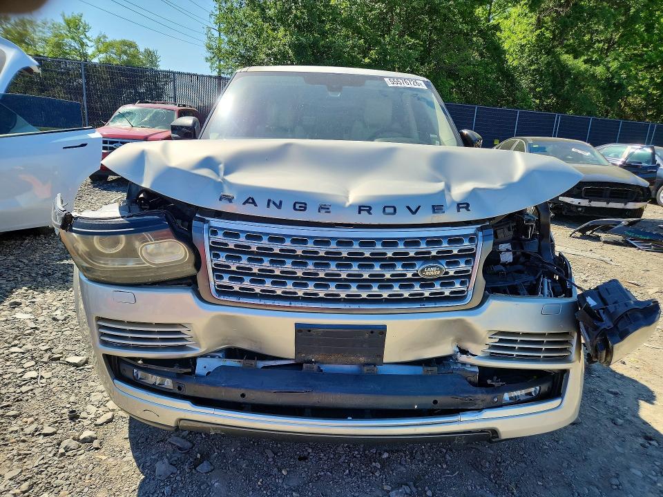 2014 Land rover VIN SALGS3TF1EA164152 COPART salvage auction — FRONT END, Md - Cert Of Salvage > 75% Damage, sold $5,600 on 2026-07-31 (photo 5)