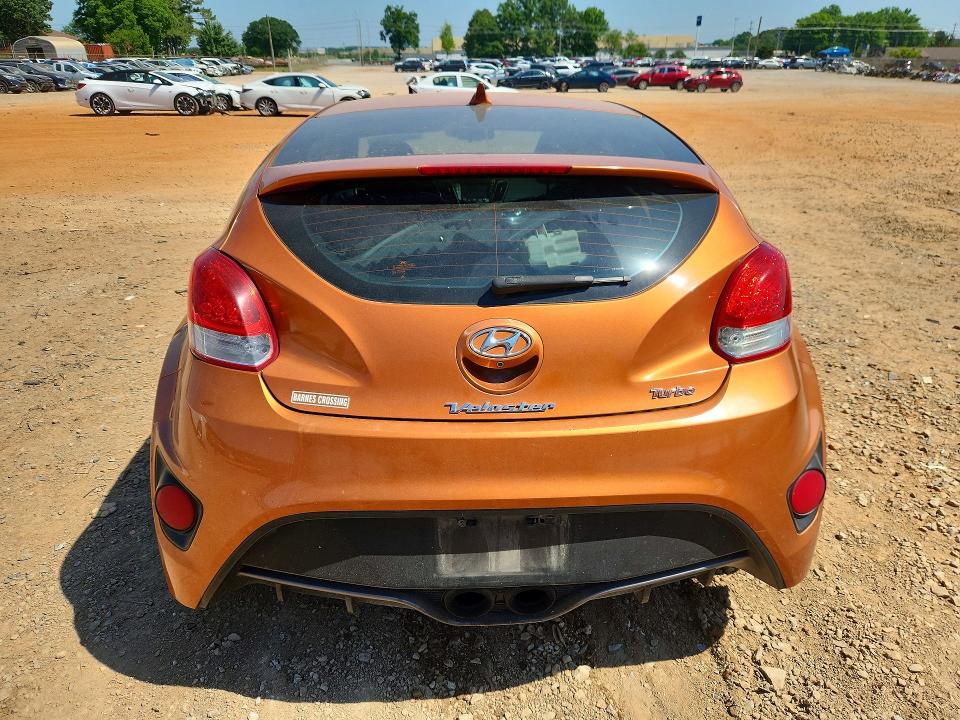 2016 Hyundai Veloster VIN KMHTC6AE6GU295962 COPART salvage auction — FRONT END, Al - Cert Of Title-Salvage Title, sold $525 on 2026-07-08 (photo 6)