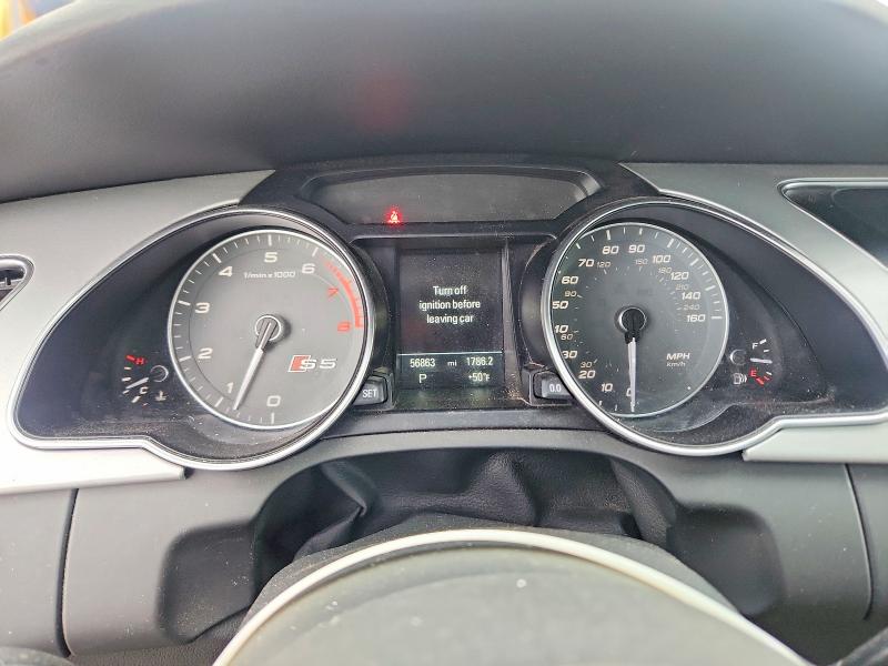 2016 Audi Rs5 VIN WAUC4AFH6GN004911 COPART salvage auction — HAIL, Oh - Cert Of Title-Salvage, sold $7,400 on 2026-07-13 (photo 9)