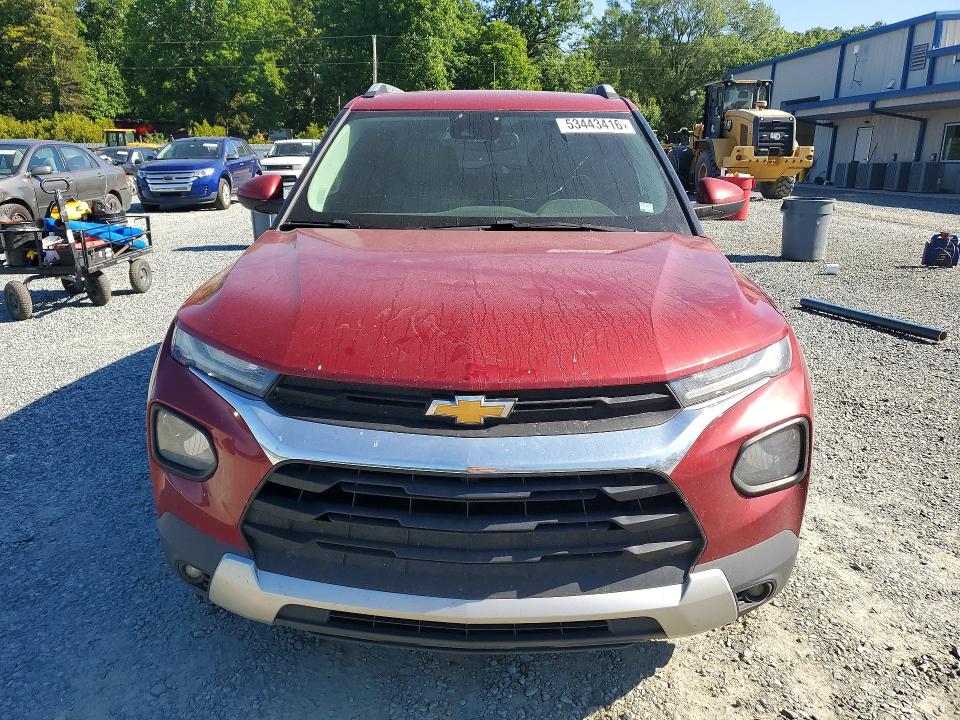 2021 Chevrolet Trailblazer VIN KL79MPS22MB035732 COPART salvage auction — REAR END, Nc - Salvage Certificate Of Title, sold $2,750 on 2026-07-02 (photo 5)