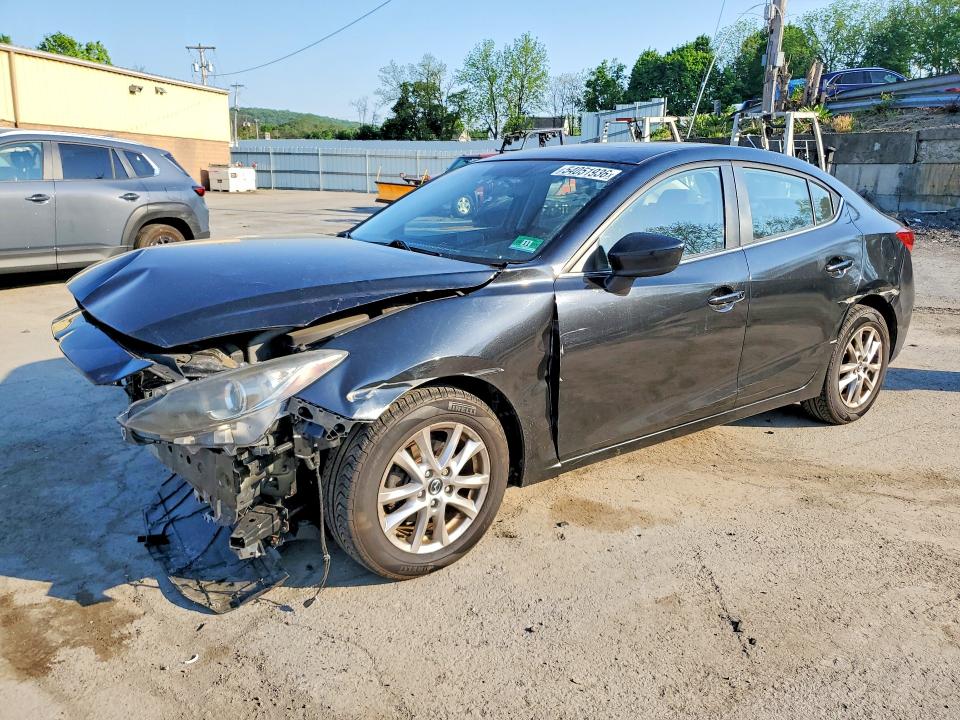 2016 Mazda 3 VIN JM1BM1V71G1310882 COPART salvage auction — FRONT END, Nj - Certificate Of Title, sold $500 on 2026-07-30 (photo 1)