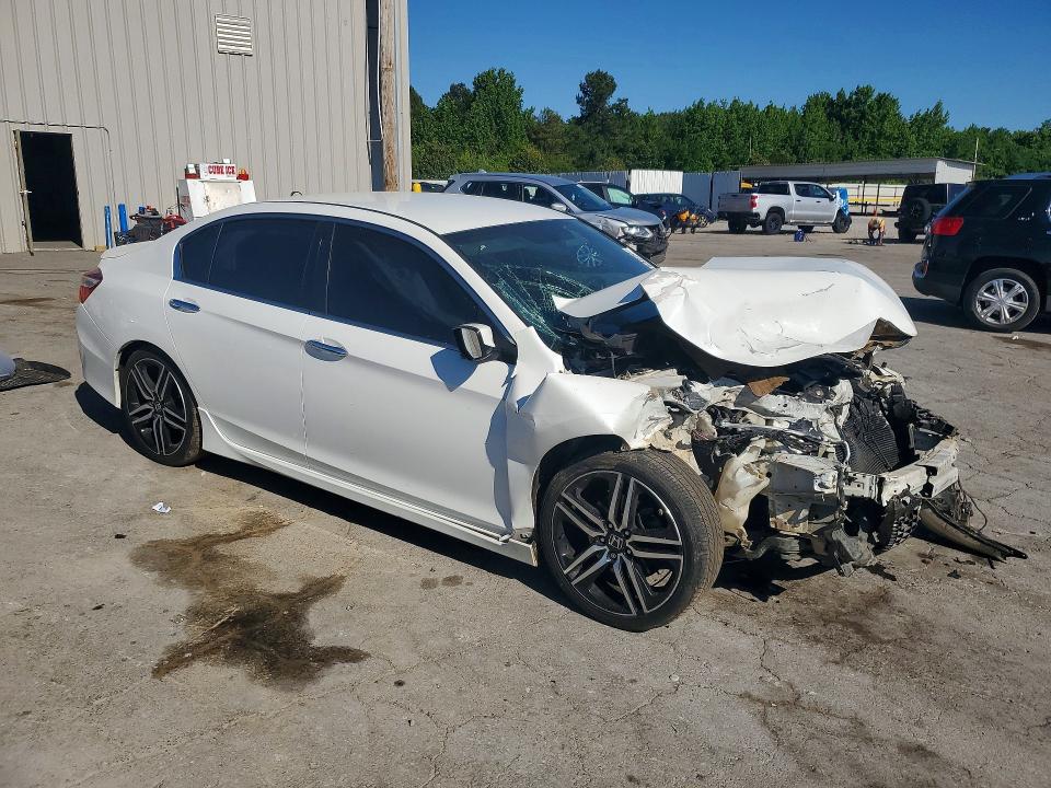 2017 Honda Accord VIN 1HGCR2F19HA195358 COPART salvage auction — FRONT END, Tn - Salvage Certificate, sold $475 on 2026-07-09 (photo 4)