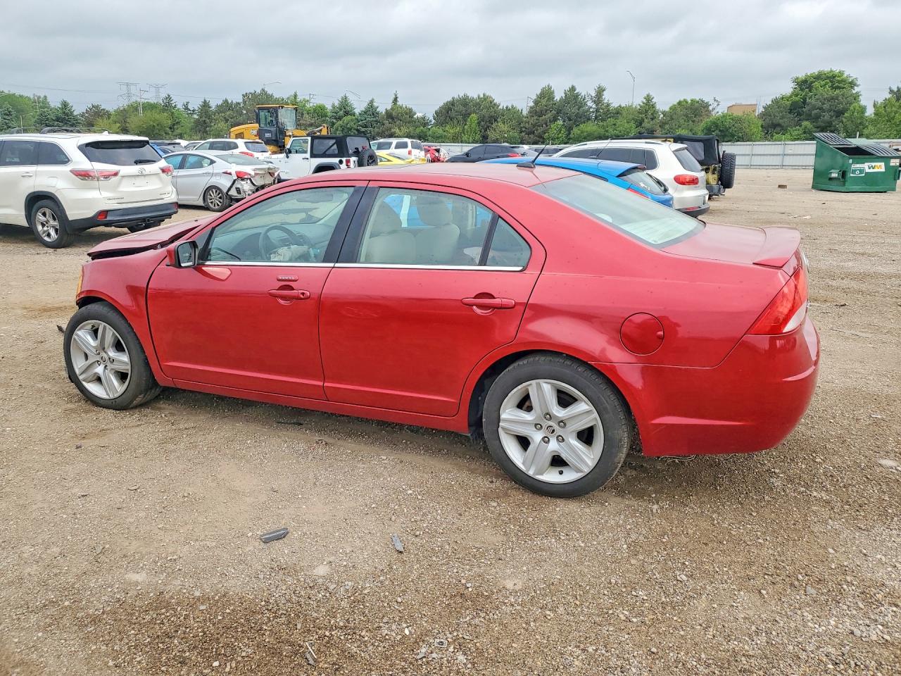 2010 Mercury Milan VIN 3MEHM0HA1AR656440 COPART salvage auction — Front End, IL - SALVAGE CERTIFICATE, sold $350 on 2026-06-30 (photo 2)