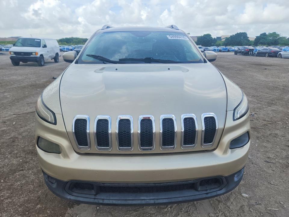 2014 Jeep Cherokee VIN 1C4PJLCB8EW252934 COPART salvage auction — MINOR DENT/SCRATCHES, Fl - Certificate Of Title (P), sold $500 on 2026-07-09 (photo 5)
