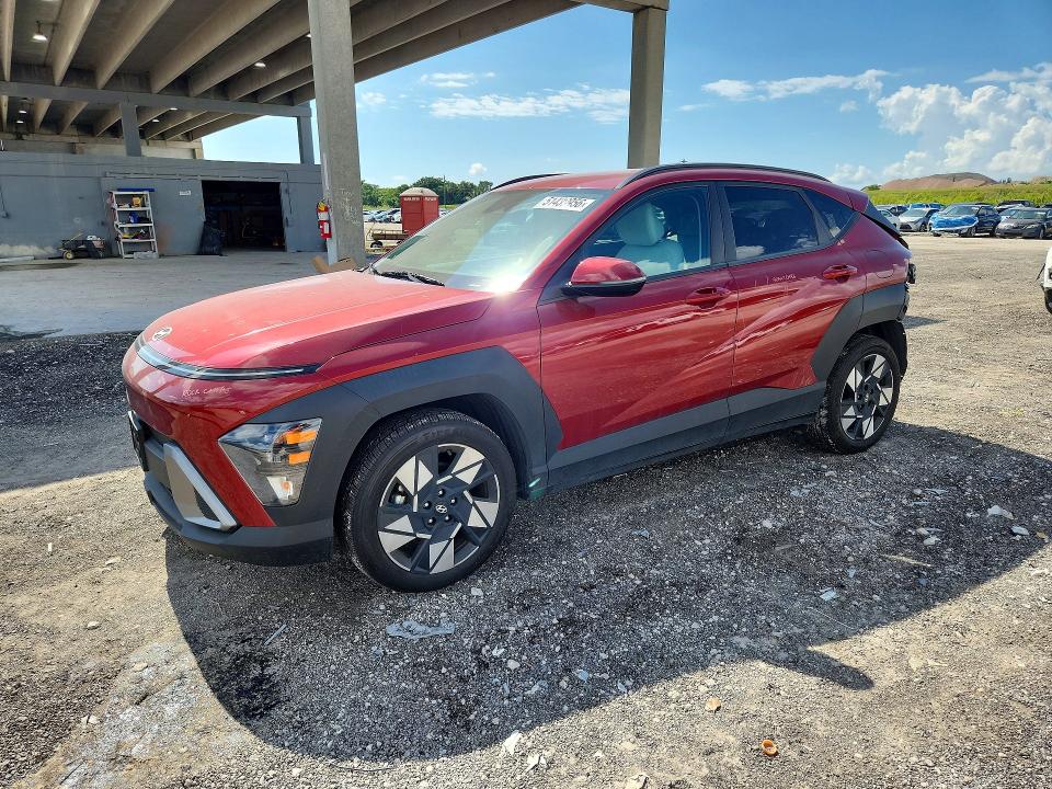 2024 Hyundai Kona VIN KM8HB3AB3RU122254 COPART salvage auction — REAR END, Fl - Certificate Of Destruction, sold $15 on 2026-07-21 (photo 1)