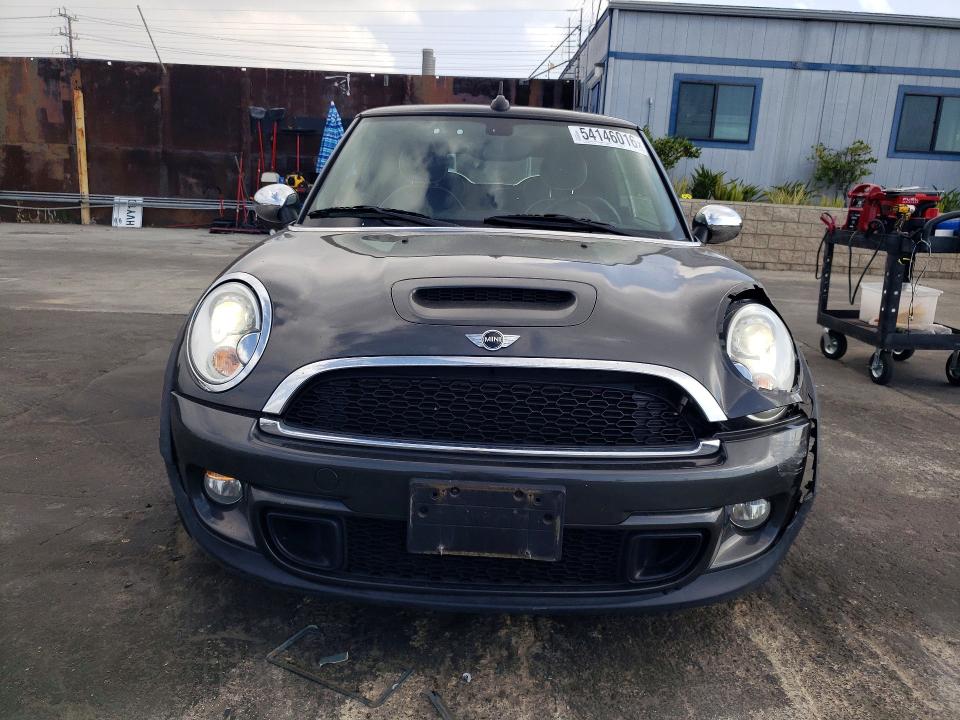 2012 Mini Cooper VIN WMWZP3C56CT296668 COPART salvage auction — FRONT END, CA - SALVAGE CERTIFICATE, sold $1,500 on 2026-07-02 (photo 5)