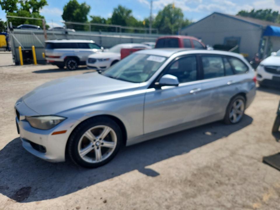 2014 BMW 3er VIN WBA3G7C54EKN37536 COPART salvage auction — REAR END, Ks - Cert Of Title-Salvage, sold $2,000 on 2026-07-20 (photo 1)