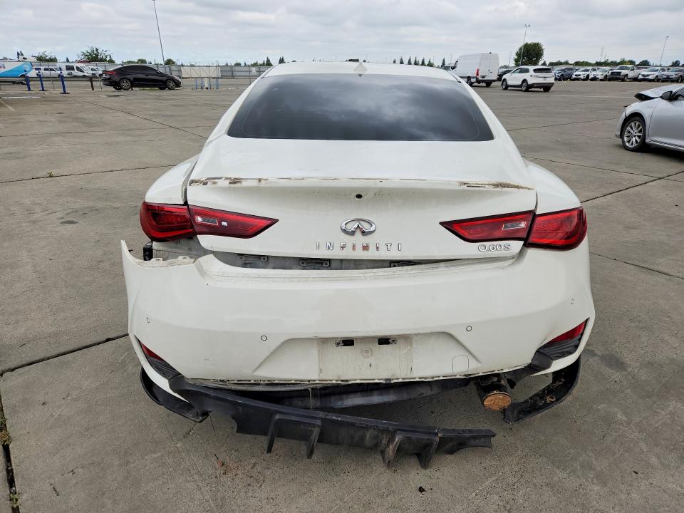 2017 Infiniti Q60 VIN JN1EV7EK7HM362988 COPART salvage auction — SIDE, Ca - Salvage Certificate, sold $1,300 on 2026-07-20 (photo 6)