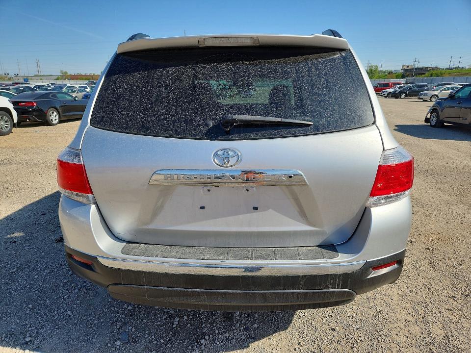 2012 Toyota Highlander VIN 5TDDK3EHXCS167902 COPART salvage auction — FRONT END, Ia - Cert Of Title-Salvage Title, sold $3,650 on 2026-07-15 (photo 6)