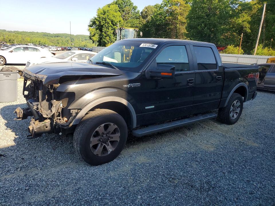 2014 Ford F-150 VIN 1FTFW1ET3EFD02355 COPART salvage auction — FRONT END, Nc - Salvage Certificate Of Title, sold $5,300 on 2026-07-02 (photo 1)
