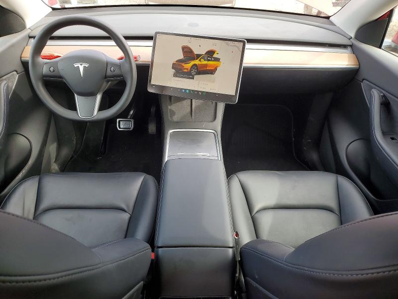 2022 Tesla VIN 7SAYGDEE2NF453753 COPART salvage auction — REAR END, Ny - Mv-907A Salvage Certificate, sold $7,400 on 2026-07-22 (photo 8)