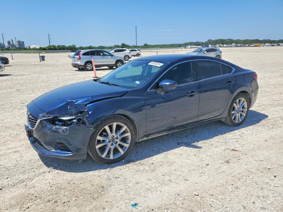 2017 Mazda 6 VIN JM1GL1V57H1149334 COPART salvage auction — FRONT END, Tx - Salvage Vehicle Title, sold $1,800 on 2026-07-02 (photo 1)
