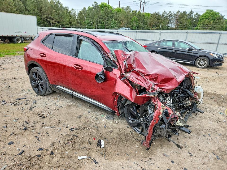 2022 Buick Envision VIN LRBFZNR41ND160843 COPART salvage auction — FRONT END, Va - Cert Of Title - Salvage, sold $1,200 on 2026-07-27 (photo 4)