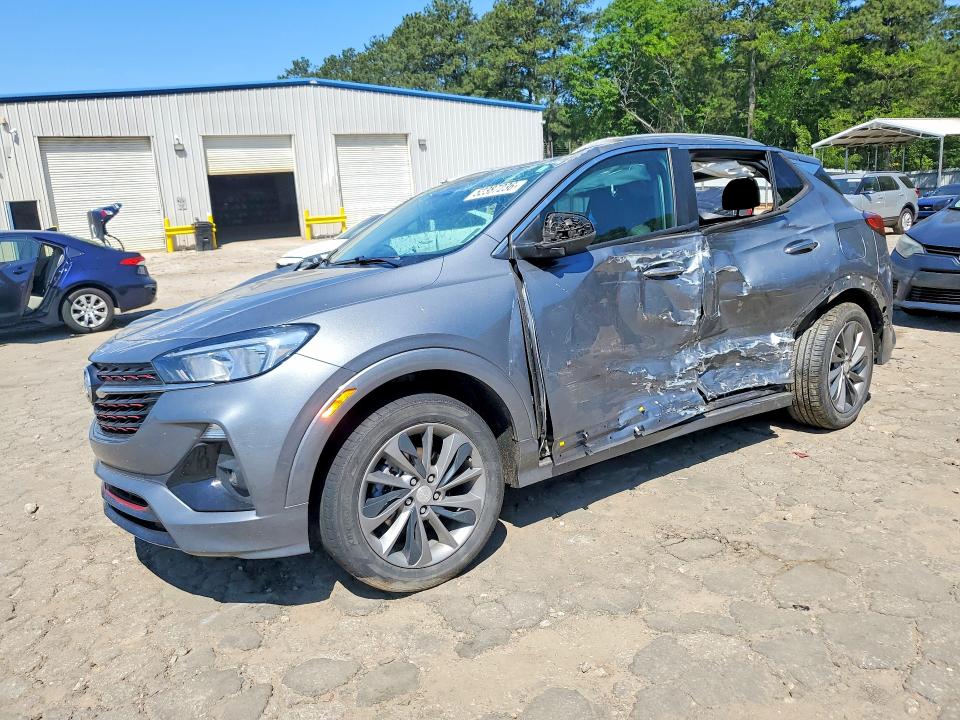 2021 Buick Encore VIN KL4MMBS26MB167497 COPART salvage auction — ROLLOVER, Ga - Cert Of Title-Salvage, sold $975 on 2026-07-17 (photo 1)