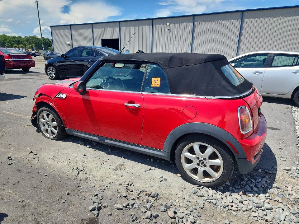 2010 Mini Cooper VIN WMWMS3C51ATY08889 COPART salvage auction — STRIPPED, Fl - Cert Of Title-Slvg Rebld Flood, sold $475 on 2026-07-27 (photo 2)
