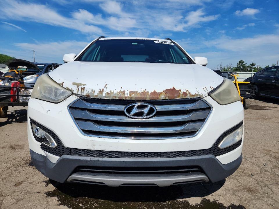2014 Hyundai Santa fe VIN 5XYZU3LB3EG125764 COPART salvage auction — FRONT END, PA - CERTIFICATE OF SALVAGE, sold $1,150 on 2026-07-02 (photo 5)