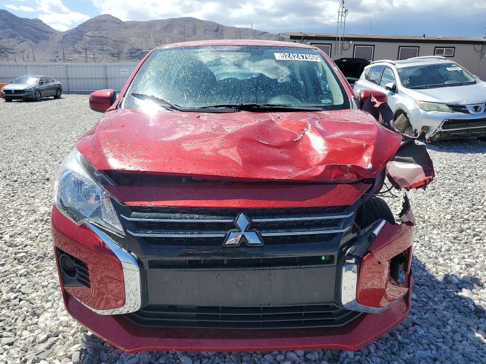 2024 Mitsubishi Mirage VIN ML32AUHJ9RH016127 COPART salvage auction — FRONT END, Az - Cert Of Title - Salvage, sold $2,700 on 2026-07-06 (photo 5)