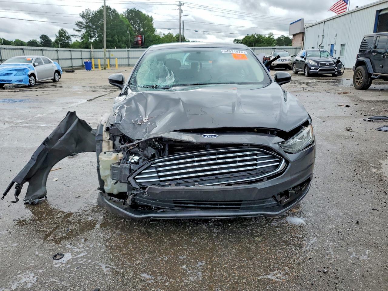 2018 Ford Fusion VIN 3FA6P0H76JR118116 COPART salvage auction — Front End, AL - CERT OF TITLE-SALVAGE TITLE, sold $550 on 2026-07-09 (photo 5)