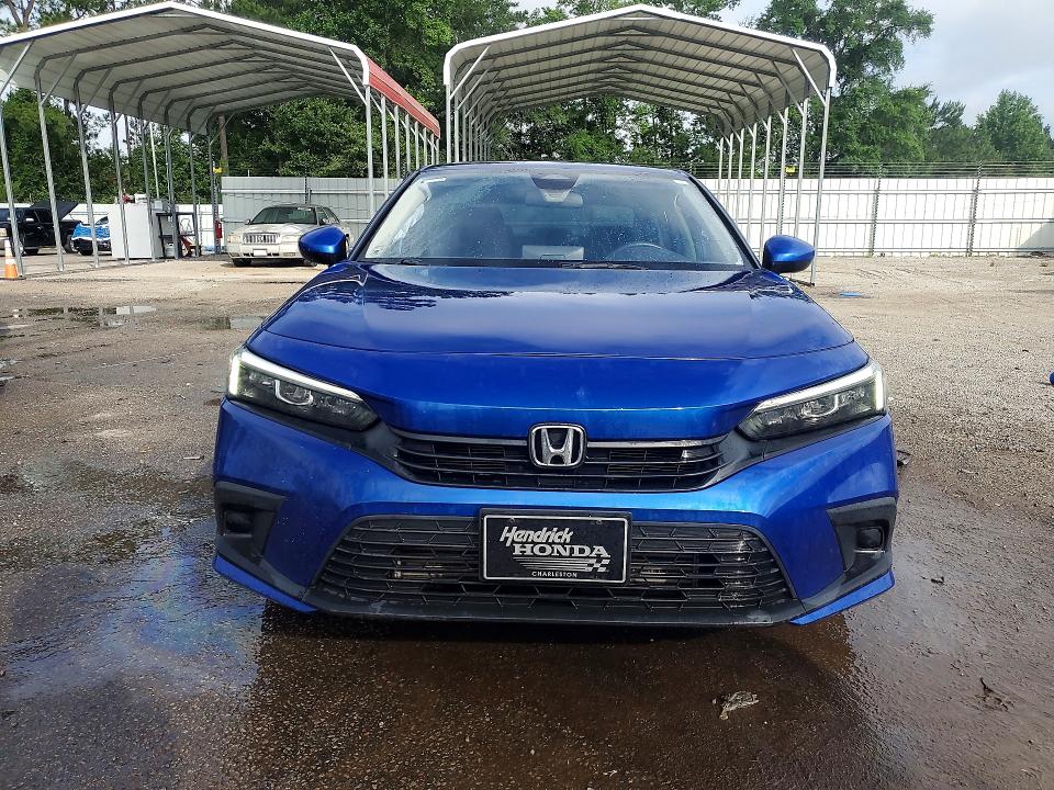 2022 Honda Civic VIN 2HGFE1F77NH307224 COPART salvage auction — SIDE, Sc - Cert Of Title-Salvage, sold $4,950 on 2026-07-20 (photo 5)