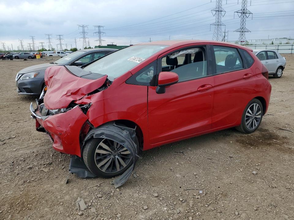 2015 Honda Fit VIN 3HGGK5H83FM728886 COPART salvage auction — FRONT END, Il - Salvage Certificate, sold $425 on 2026-07-09 (photo 1)