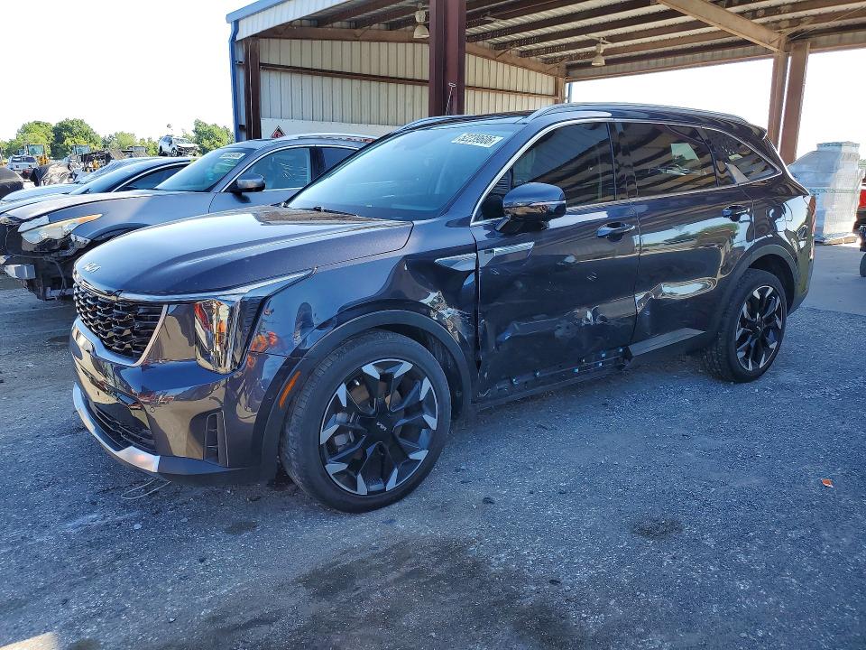 2025 Kia Sorento VIN 5XYRK4JFXSG361275 COPART salvage auction — UNDERCARRIAGE, Fl - Cert Of Title Slvg Rebuildable, sold $12,700 on 2026-07-06 (photo 1)