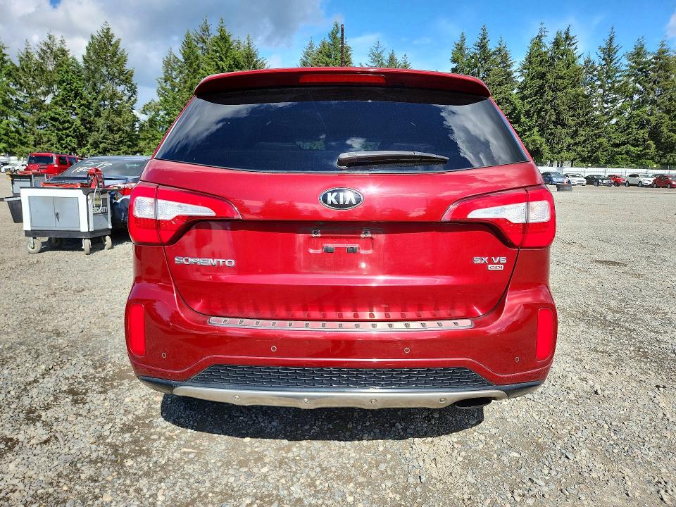 2014 Kia VIN 5XYKWDA7XEG523067 COPART salvage auction — MECHANICAL, Mt - Certificate Of Title, sold $975 on 2026-07-14 (photo 6)