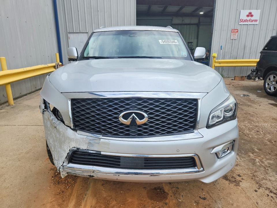 2017 Infiniti Qx80 VIN JN8AZ2NF2H9646980 COPART salvage auction — FRONT END, La - Cert Of Title-Salvage, sold $2,000 on 2026-07-29 (photo 5)