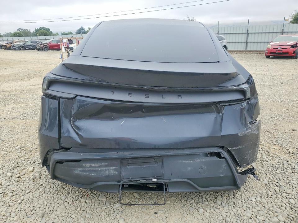2026 Tesla Model y VIN 7SAYGDED3TF443799 COPART salvage auction — REAR END, Ca - Salvage Certificate, sold $10,800 on 2026-07-02 (photo 6)