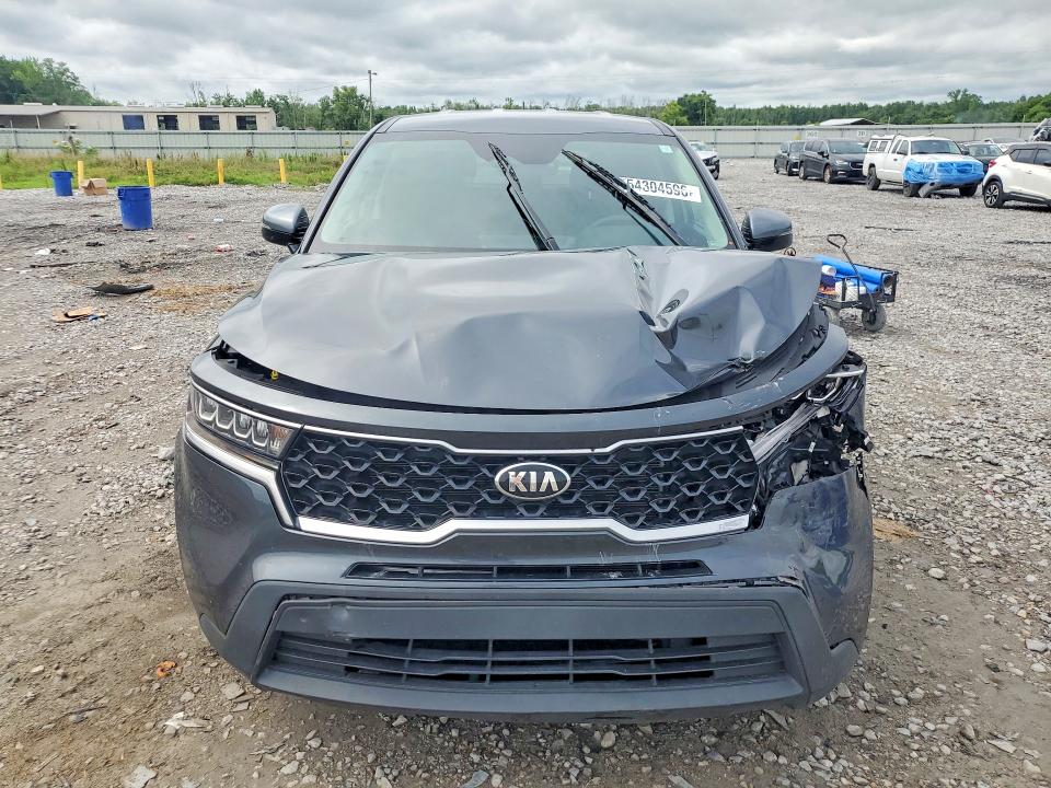 2021 Kia Sorento VIN 5XYRG4LC6MG027669 COPART salvage auction — FRONT END, AL - CERT OF TITLE-SALVAGE TITLE, sold $4,500 on 2026-07-30 (photo 5)