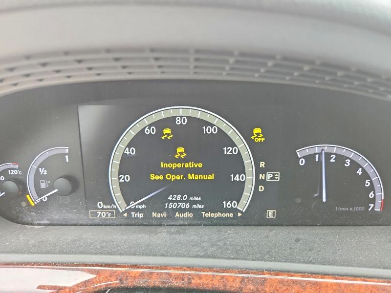 2012 Mercedes-benz VIN WDDNG9EB6CA435447 COPART salvage auction — UNDERCARRIAGE, Tx - Salvage Vehicle Title, sold $1,650 on 2026-07-09 (photo 9)