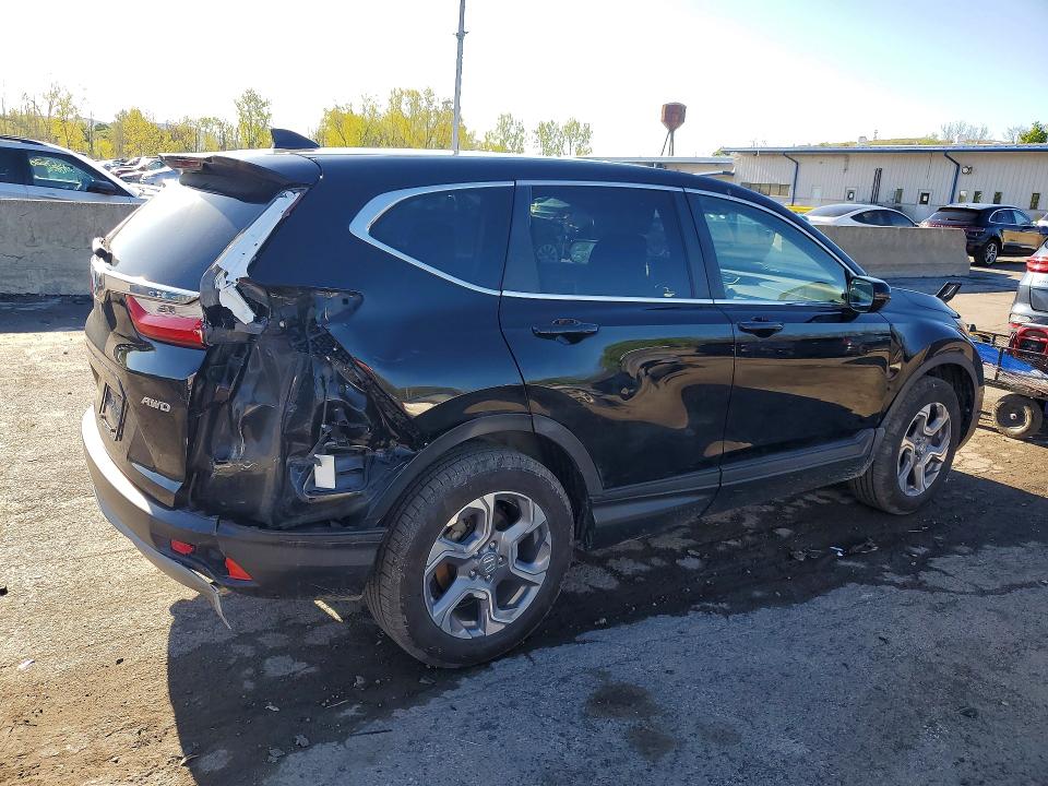 2019 Honda Cr-v VIN 7FARW2H52KE057715 COPART salvage auction — REAR END, NY, sold $500 on 2026-07-21 (photo 3)