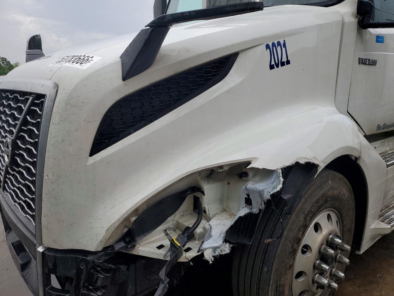 2021 Volvo Vn VIN 4V4NC9EH6MN270511 COPART salvage auction — Front End, PA - CERTIFICATE OF SALVAGE, sold $12,700 on 2026-06-18 (photo 7)