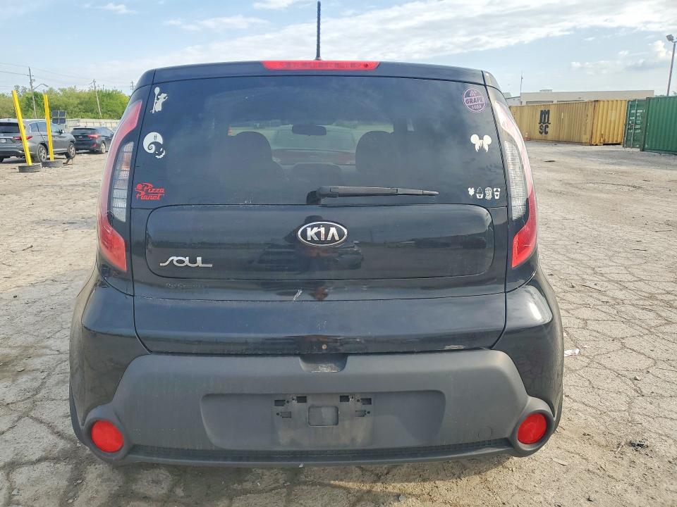 2015 Kia Soul VIN KNDJN2A29F7184257 COPART salvage auction — VANDALISM, In - Certificate Of Title, sold $225 on 2026-07-21 (photo 6)
