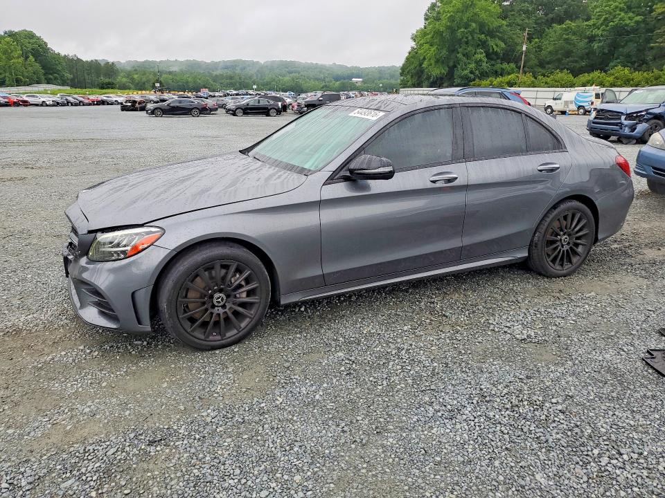 2021 Mercedes-benz C-klasse VIN W1KWF8EB4MR610640 COPART salvage auction — FRONT END, Nc - Salvage Certificate Of Title, sold $275 on 2026-07-30 (photo 1)