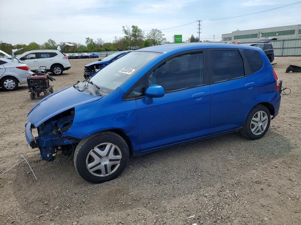 2007 Honda Fit VIN JHMGD38457S059022 COPART salvage auction — FRONT END, Il - Salvage Certificate, sold $225 on 2026-07-10 (photo 1)