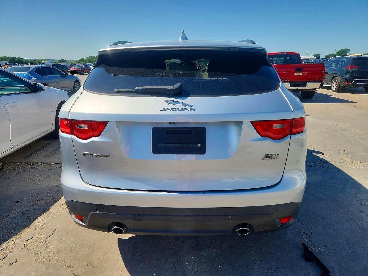 2018 Jaguar F-Pace VIN SADCJ2FX1JA265892 COPART salvage auction — Normal Wear, TX - CERTIFICATE OF TITLE (P), sold $4,300 on 2026-07-09 (photo 6)