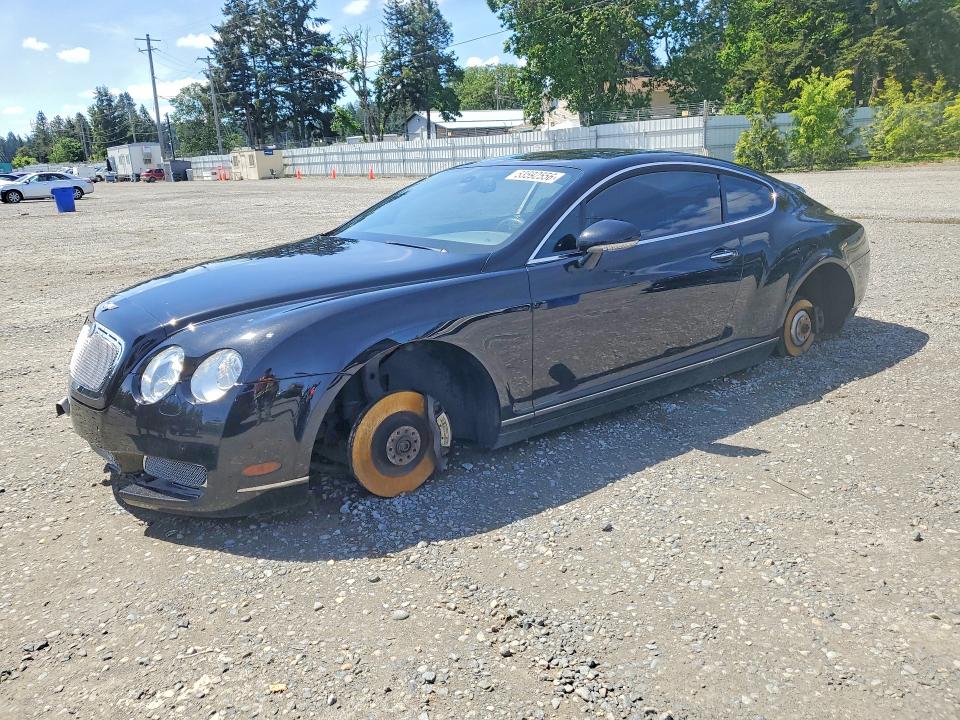 2007 Bentley Continental VIN SCBCR73W67C045306 COPART salvage auction — UNDERCARRIAGE, WA - BILL OF SALE, sold $8,600 on 2026-08-21 (photo 1)