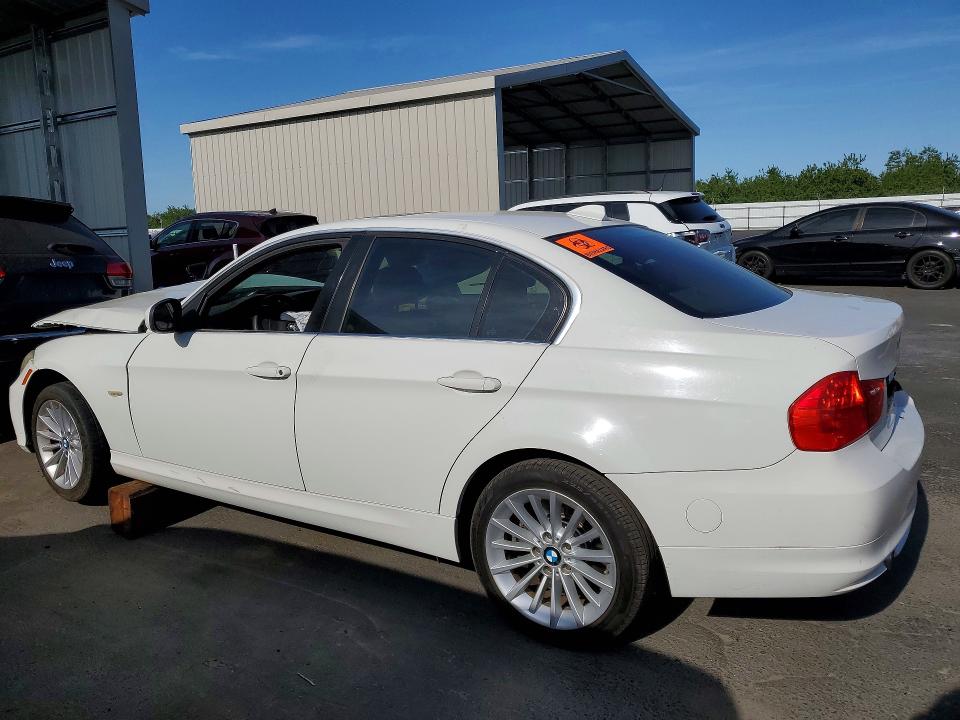 2011 BMW 3er VIN WBAPN7C50BA949218 COPART salvage auction — FRONT END, Ca - Salvage Certificate, sold $400 on 2026-07-23 (photo 2)
