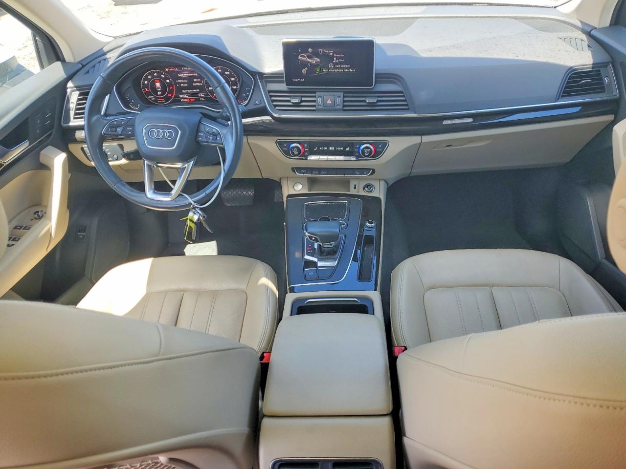 2018 Audi Q5 VIN WA1ANAFY0J2246961 COPART salvage auction — Front End, CA - SALVAGE CERTIFICATE, sold $8,200 on 2026-07-10 (photo 8)