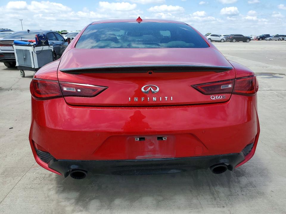 2017 Infiniti Q60 VIN JN1FV7EK6HM611091 COPART salvage auction — HAIL, TX - SALVAGE VEHICLE TITLE, sold $4,300 on 2026-07-02 (photo 6)