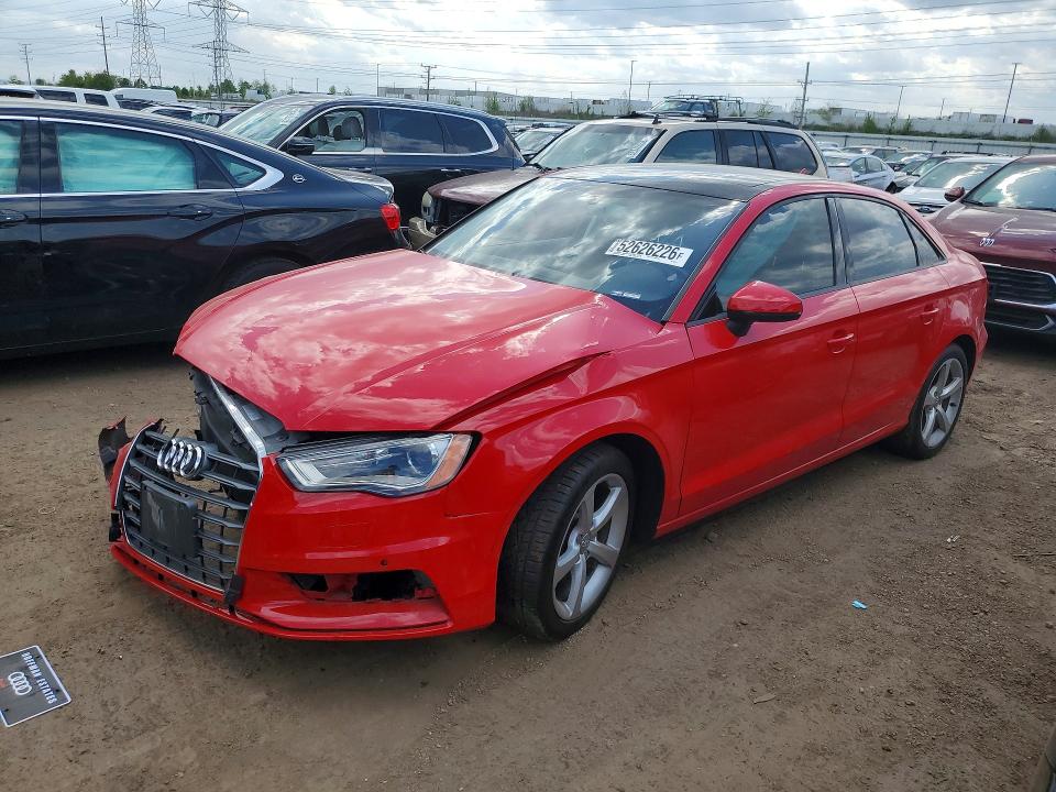 2016 Audi A3 VIN WAUB8GFF8G1085371 COPART salvage auction — FRONT END, Il - Salvage Certificate, sold $900 on 2026-07-21 (photo 1)