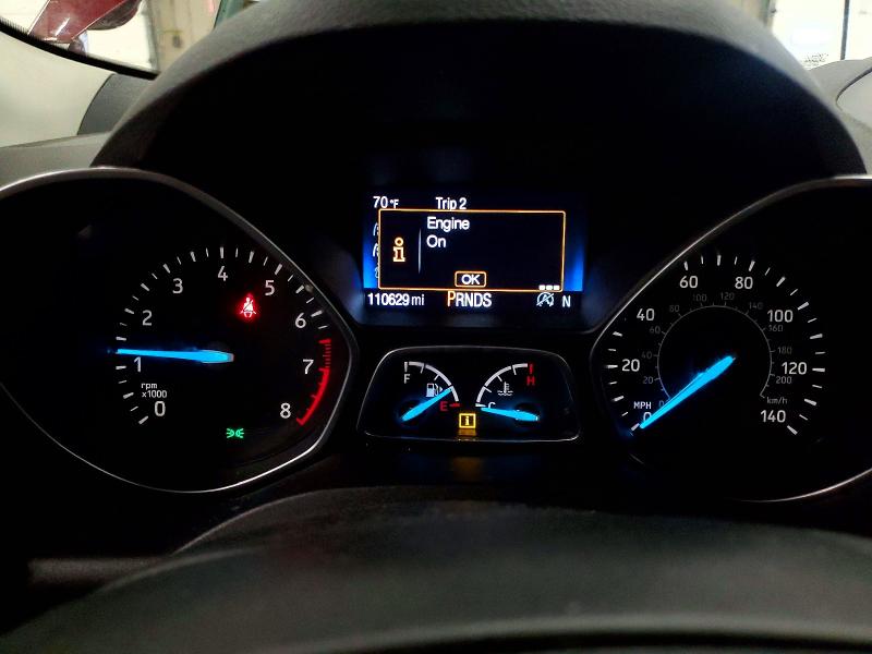 2017 Ford Escape VIN 1FMCU9J90HUB72399 COPART salvage auction — HAIL, Mn - Cert Of Title-Salvage, sold $250 on 2026-07-09 (photo 9)